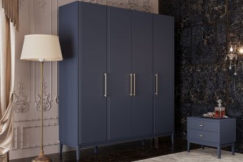Шкаф 1954 мм Джали Тёмно-Лазурный (БМ) в Сысерти - sysert.mebel-e96.ru