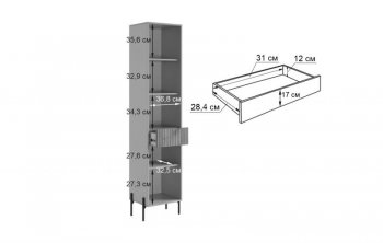 Стенка Доминика К3 (Мебельсон) в Сысерти - sysert.mebel-e96.ru