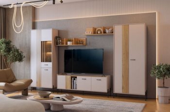 Стенка Доминика модульная  (Мебельсон) в Сысерти - sysert.mebel-e96.ru