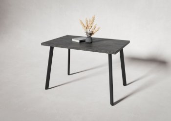 Стол нераздв. Дублин 32 КРАФТ В2, ЛДСП Цемент темный (Вудман) в Сысерти - sysert.mebel-e96.ru