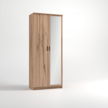 Шкаф 960 мм 2-х ств. «Дуэт Люкс» с зеркалом (Эко) в Сысерти - sysert.mebel-e96.ru