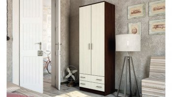 Шкаф 800 мм Дуэт полки/штанга (Эра) в Сысерти - sysert.mebel-e96.ru