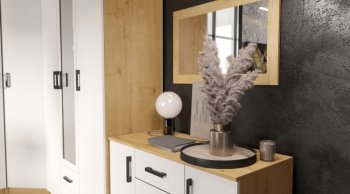 Спальный гарнитур Эко дуб вотан (Эра) в Сысерти - sysert.mebel-e96.ru