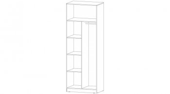 Шкаф 800 мм Элегант Белый (Лин) в Сысерти - sysert.mebel-e96.ru