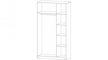 Шкаф 1200 мм Элегант Белый (Лин) в Сысерти - sysert.mebel-e96.ru
