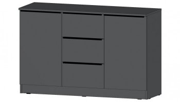 Спальный гарнитур Элегант, графит, модульный (Лин) в Сысерти - sysert.mebel-e96.ru