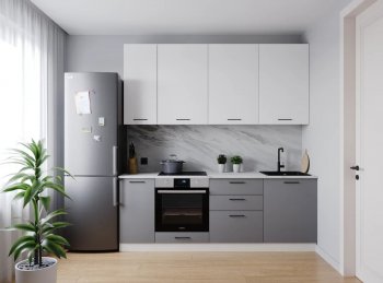 Кухонный гарнитур Элеганция 2200 мм (Санвут) в Сысерти - sysert.mebel-e96.ru