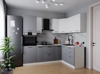 Угловой кухонный гарнитур Элеганция 2400*1600 мм Sanvut в Сысерти - sysert.mebel-e96.ru