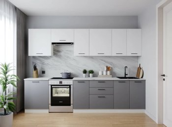 Кухонный гарнитур Элеганция 3000 мм (Санвут) в Сысерти - sysert.mebel-e96.ru