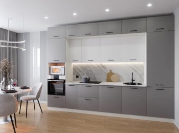Кухонный гарнитур Элеганция 3400 мм (Санвут) в Сысерти - sysert.mebel-e96.ru