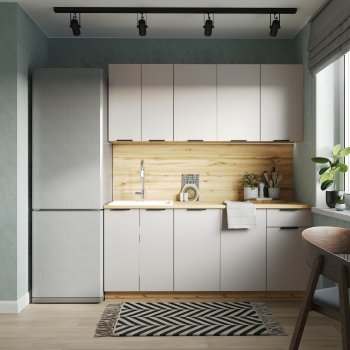 КУхонный гарнитур Эстетик 1800 мм порт-ройал (Сурская) в Сысерти - sysert.mebel-e96.ru