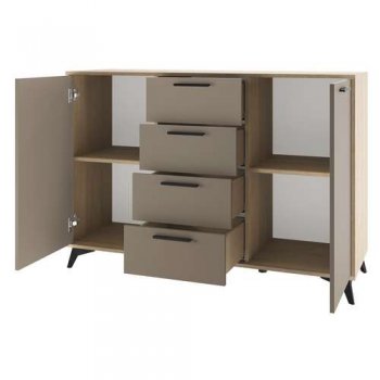 Комод Ева 1360 2С4Я Глиняный (Памир) в Сысерти - sysert.mebel-e96.ru