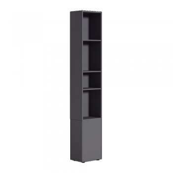 Шкаф модульный Эйр, графит (Моби) в Сысерти - sysert.mebel-e96.ru