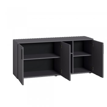 Тумба под ТВ Эйр 16.55 графит (Моби) в Сысерти - sysert.mebel-e96.ru