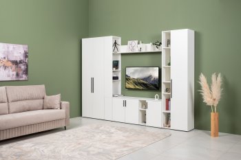 Тумба под ТВ Эйр 16.55 белый (Моби) в Сысерти - sysert.mebel-e96.ru