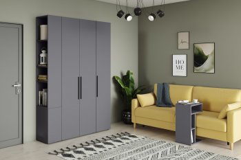 Шкаф модульный Эйр, графит (Моби) в Сысерти - sysert.mebel-e96.ru