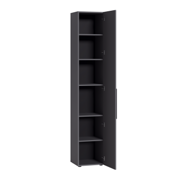 Шкаф модульный Эйр, графит (Моби) в Сысерти - sysert.mebel-e96.ru