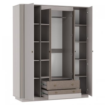 Шкаф 1700 мм Фантазия 34.01 кашемир (Олмеко) в Сысерти - sysert.mebel-e96.ru