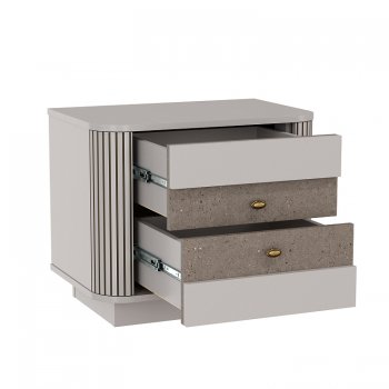 Тумба прикроватная Фантазия 34.17 кашемир (Олмеко) в Сысерти - sysert.mebel-e96.ru