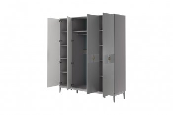 Шкаф распашной 1954 мм ШР-4 антрацит (БМ) в Сысерти - sysert.mebel-e96.ru