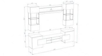 Стенка Фэнтези графит/кашемир (Лин) в Сысерти - sysert.mebel-e96.ru