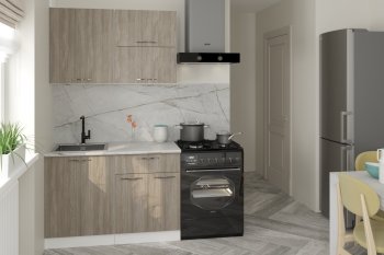 Кухонный гарнитур Фьюджи лайт 1200 мм (Герда) в Сысерти - sysert.mebel-e96.ru