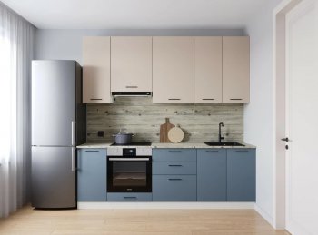 Кухонный гарнитур Фьюжн 2400 мм Sanvut в Сысерти - sysert.mebel-e96.ru