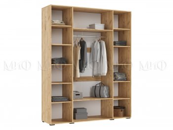 Шкаф распашной 1800 мм Флэш крафт/графит (Миф) в Сысерти - sysert.mebel-e96.ru