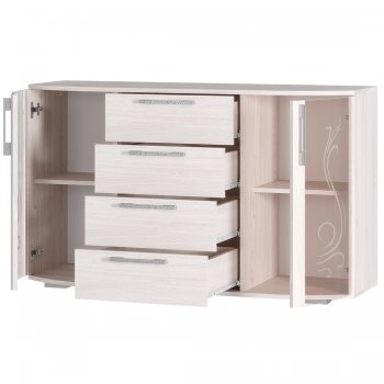 Комод Флорида ясень белый (БТС) в Сысерти - sysert.mebel-e96.ru