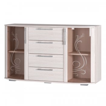 Комод Флорида ясень белый (БТС) в Сысерти - sysert.mebel-e96.ru