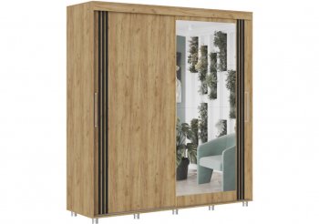 Шкаф-купе 2000 мм Форест крафт золотой(Стиль) в Сысерти - sysert.mebel-e96.ru