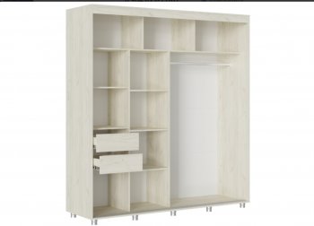 Шкаф-купе 2000 мм Форест крафт белый (Стиль) в Сысерти - sysert.mebel-e96.ru