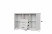 Комод-витрина Гамма-20 (СВ) в Сысерти - sysert.mebel-e96.ru