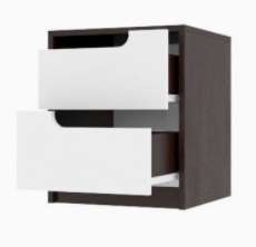 Тумба прикроватная Гавана белый (Текс) в Сысерти - sysert.mebel-e96.ru