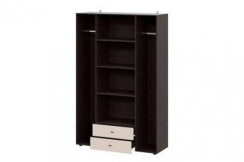 Шкаф 1350 мм четырехств. комб. Гиза (МИ) в Сысерти - sysert.mebel-e96.ru