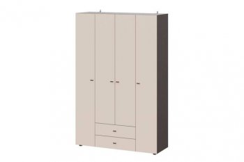 Шкаф 1350 мм четырехств. комб. Гиза (МИ) в Сысерти - sysert.mebel-e96.ru | фото