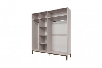 Шкаф 2000 мм распашной ШР 4 Гориция Лен (БМ) в Сысерти - sysert.mebel-e96.ru
