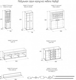 Гостиная Норвуд в Сысерти - sysert.mebel-e96.ru