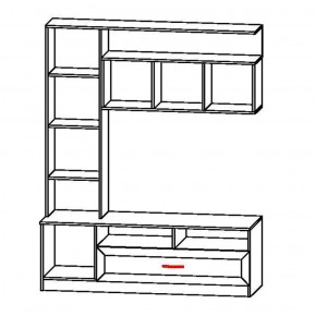 Гостиная Прага (модульная) Анкор белый в Сысерти - sysert.mebel-e96.ru