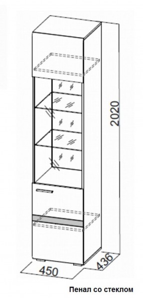 Гостиная Соло (Вариант-2) в Сысерти - sysert.mebel-e96.ru