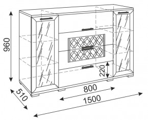 Стенка Тиффани (М 05-05-09-11-12-13-14) (Риннер) в Сысерти - sysert.mebel-e96.ru