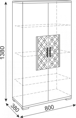 Стенка Тиффани модульная (Риннер) в Сысерти - sysert.mebel-e96.ru