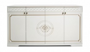 Гостиная Вероника Комод 4д Белый/Золото в Сысерти - sysert.mebel-e96.ru