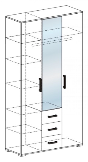 Стенка Яна вариант-1 (СтендМ) в Сысерти - sysert.mebel-e96.ru