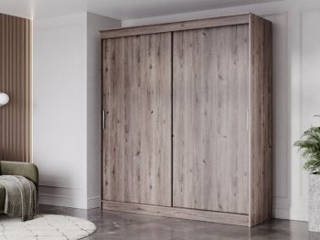 Шкаф-купе 2000 мм Гранд-1 ЛДСП, дуб горный (Эра) в Сысерти - sysert.mebel-e96.ru