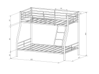 Кровать 2-х ярусная Гранада-2Я в Сысерти - sysert.mebel-e96.ru