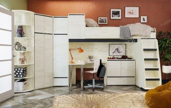 Набор детской мебели Гретта модульный (Памир) в Сысерти - sysert.mebel-e96.ru