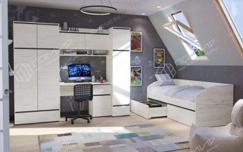 Набор детской мебели Гретта модульный (Памир) в Сысерти - sysert.mebel-e96.ru