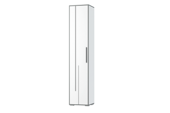 Шкаф 1 дв. Грей (УНИ) (МЛК) в Сысерти - sysert.mebel-e96.ru