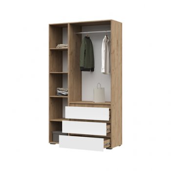 Шкаф 1200 мм Хелен ШК-06 крафт (СтендМ) в Сысерти - sysert.mebel-e96.ru
